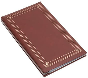 Pioneer Slim Line Post Style Pocket Album, Burgundy