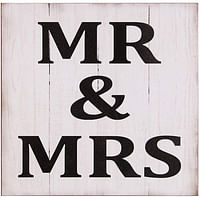 Tredo MDF Mr. & Mrs. Decorated Board T067