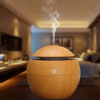 Wood Grain Cool Mist Humidifier for Car, Office, Home, School etc.(Multicolor)