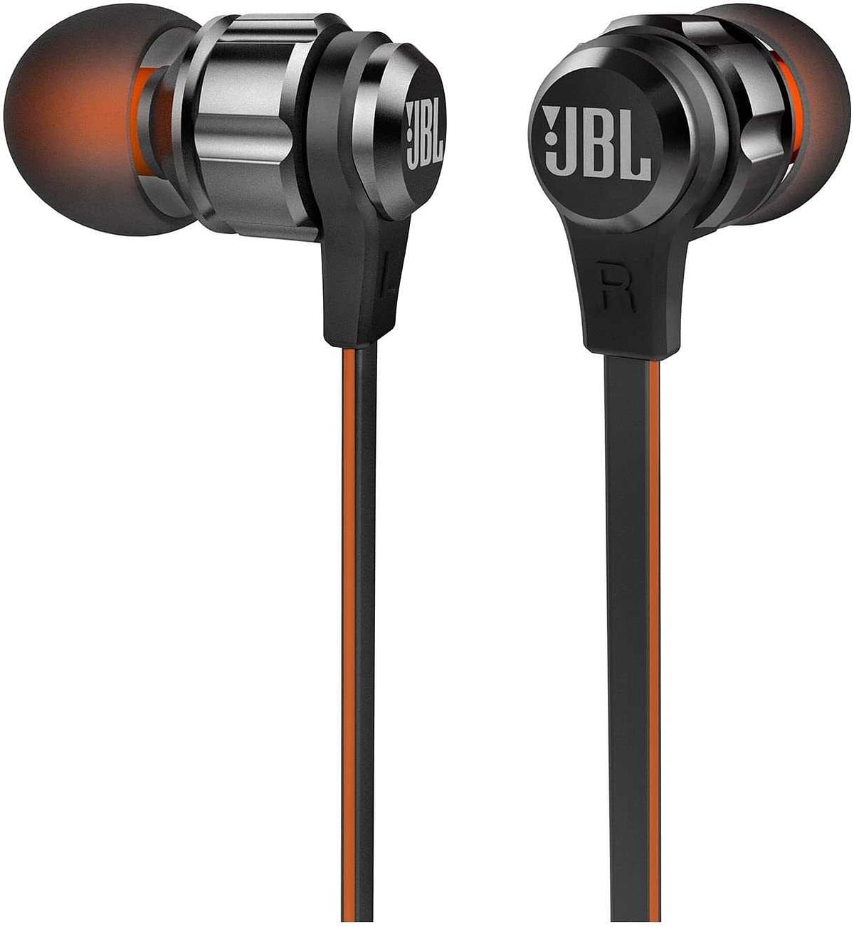 JBL T180A-BK Stereo In-Ear Headphones - Black