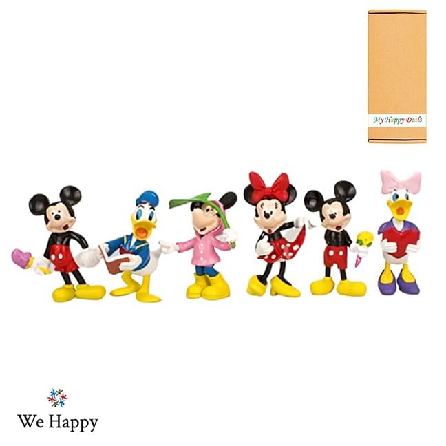 Mouse Action Figure 6-Pieces Collectable Toy Set Collectable Decor | Cake Toppers – R29