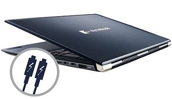 Toshiba Dynabook Portege X40G-10th Gen i7 10610u-16GB DDR4 Ram-512 GB NVme SSD-14''FHD Touch- Eng-AR KB-Windows Hello- Finger print-Win 10 pro- Onyx Blue
