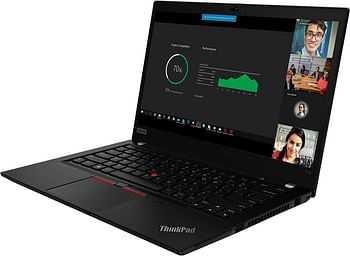Lenovo ThinkPad T14 Business Laptop 10thgen Core I5-10510U 14” FHD Anti-Glare Display 8GB 256GB NVMe SSD Intel UHD Graphics Backlit Eng-Arb Keyboard WIN10 PRO Black by Lenovo