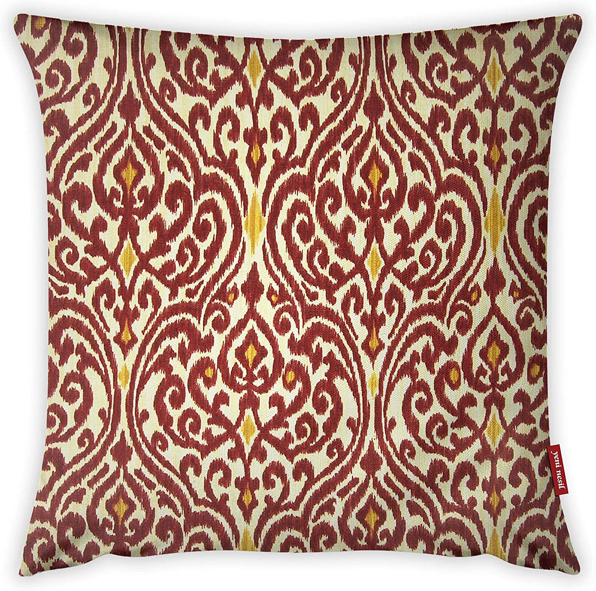 Mon Desire Double Side Printed Decorative Throw Pillow Cover, Multi-Colour, 44L x 44W cm, MDSYST4001