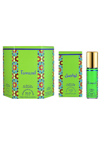 4 Pcs Nabeel Tawasul Alcohol Free Roll On Oil Perfume 6ML