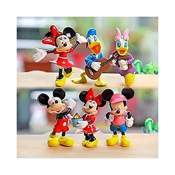 Musical Mouse Action Figure 6-Pieces Collectable Toy Set Collectable Decor | Cake Toppers