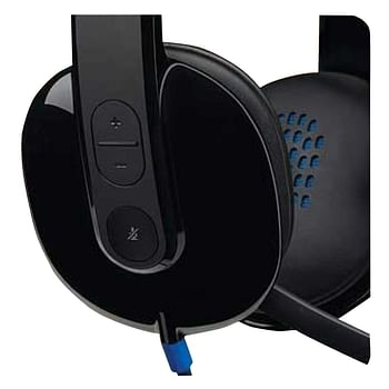 Logitech H540 Usb Headset, Black - 981-000480, 2228365