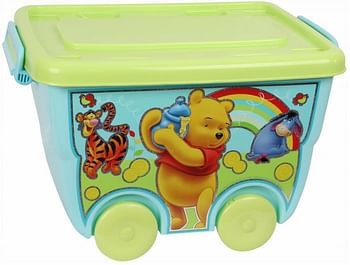Disney Winnie the Pooh Storage Box in Light Blue/Light Green