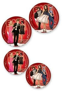High School Musical-3 10 Paper Plates, 23 Cm - 2469, For Unisex