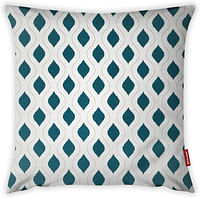 Mon Desire Decorative Throw Pillow Cover, Green/White, 44 x 44 cm, MDSYST4084