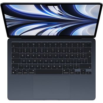 Apple MacBook Air 13.6" 2022 M2 10 Core GPU 8GB 512GB 13.6inch Midnight English Keyboard International Specs - MLY43