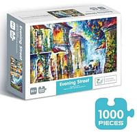 1000-PIECE EVENING STREET JIGSAW PUZZLE