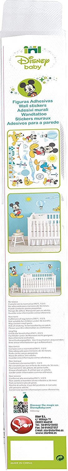 Disney Sticker, Mickey Mouse, 50 x 35 cm - Blue
