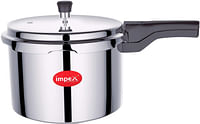 Impex  Non-Induction Base 5 Litres Aluminium Pressure Cooker with Outer Lid