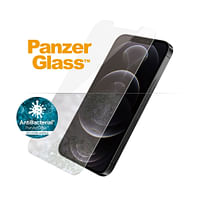 PanzerGlass iPhone 12 / 12 Pro Screen Protector - Standard Fit Tempered Glass w/ Anti-Microbial Surface Protection, Case Friendly & Easy Install - Clear