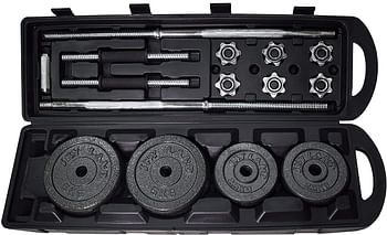 Skyland LP50Kgs-Box cast iron dumbell set  50 KgEM-9221-50 - Black