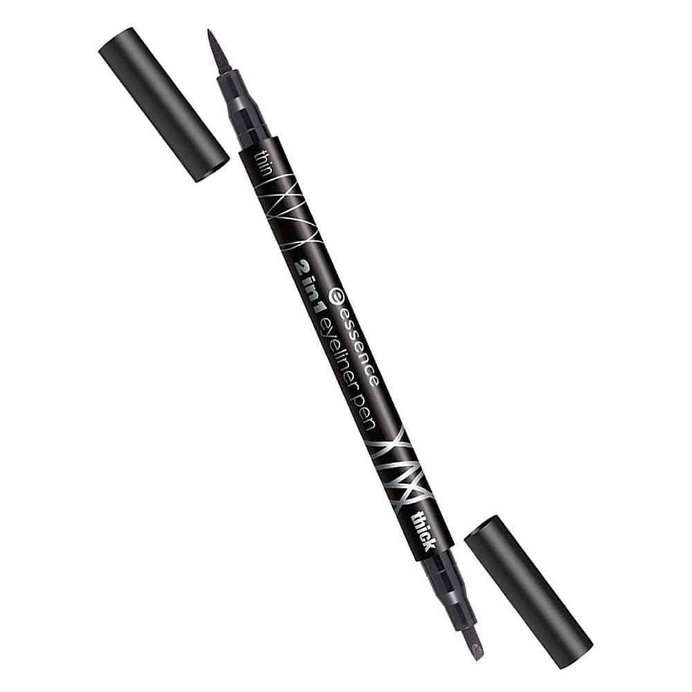 Essence, 2 in 1 Eyeliner Pen (Eyeliner we flamastrze 2 w 1)