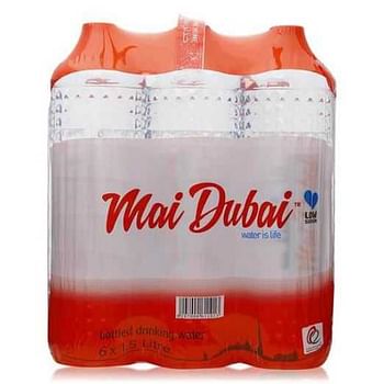 Mai Dubai Bottled Drinking Water 1.5L (Pack of 6 Pieces)