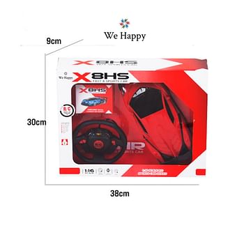 X8HS Fast Sports Remote Control Car 1:16 Scale - Assorted Colours