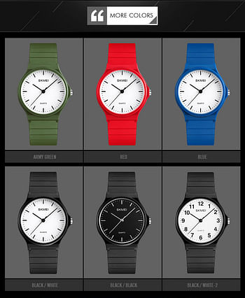 Skmei 1419 Fashion Simple Silcone Waterproof Wrist Watchomes For Girls Luxury Brand Quartz Watch Women - Green