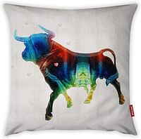 Mon Desire Double Side Printed Decorative Throw Pillow Cover, Multi-Colour, 44 x 44 cm, MDSYST4615