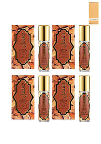 4 Pcs Nabeel Sandal Alcohol Free Roll On Oil Perfume 6ML