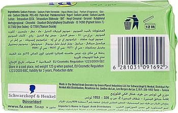 Fa Solid Hands Soap Bar, 125 gm (Pack of 6)