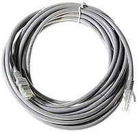 20M RJ45 Cat5e Ethernet Network Lan Internet Router Cable Patch Computers Laptops Games Router Cable Patch PC Modem Lead Grey Color Cable