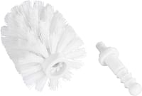 WENKO Spare toilet brush head with adapter White - Ø 8,5 cm, Plastic
