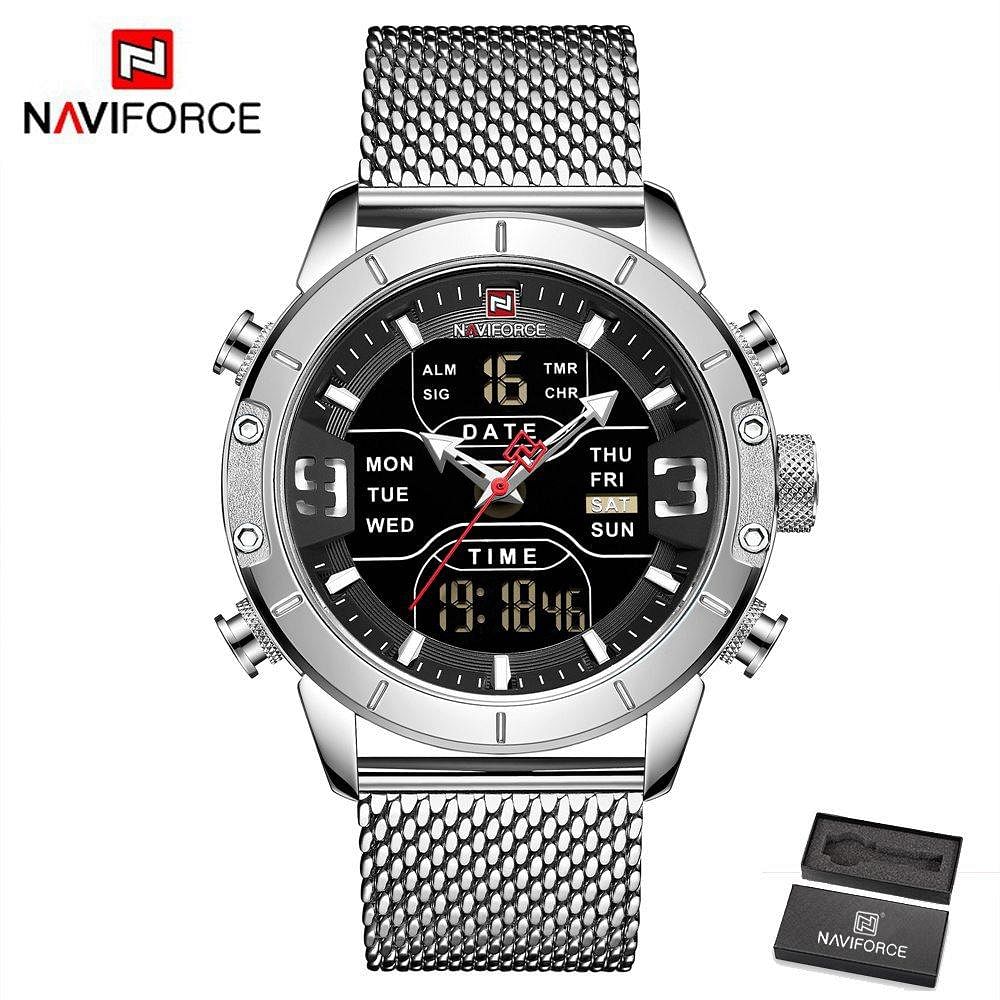 Naviforce mens quartz analog watch on sale