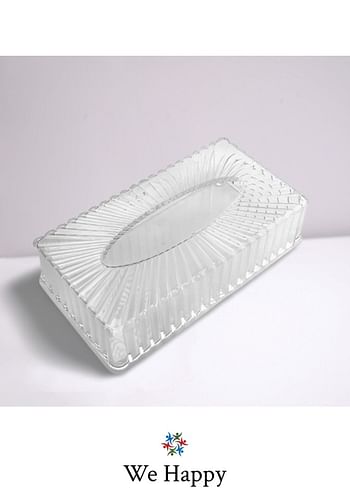 Rectangular Clear Acrylic Tissue Box | Home Furnishing & Decor