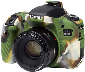 easyCover For Canon 760D-Camouflage - Rebel T6s