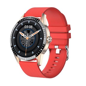 SmartWatch Y20 Bluetooth Call Sports Fitness Heart Rate Blood Pressure Men Waterproof Music Watch Women Wristband- RED