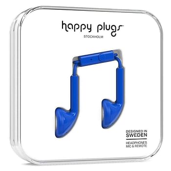 Happy Plugs Earbud - Cobalt