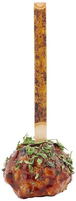 Willow Pick, Willow Skewer, Food Picks, Sticks - 3.5" - Perfect for Serving Appetizers and Cocktail Garnishes - Natural Color - 1000ct - Restaurantware