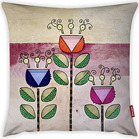 Mon Desire Double Side Printed Decorative Throw Pillow Cover, Multi-Colour, 44x44cm, MDSYST1427