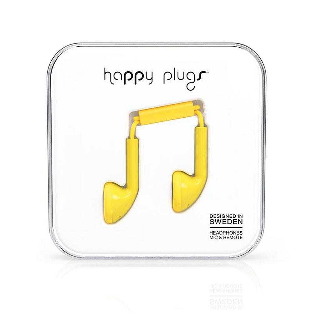 HAPPY PLUGS Earbuds Yellow