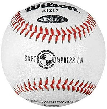 Wilson Practice and Soft Compression Baseballs (One and Three Dozen Available)