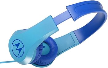 Motorola Squads 200 Kids Wired Headphones Blue