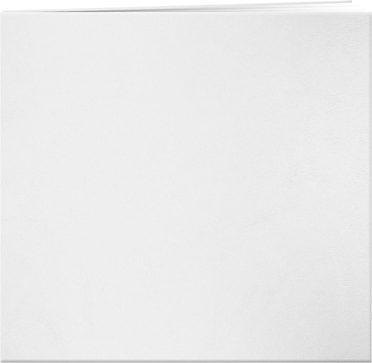 Pioneer Photo Albums MB-10 Post Bound Leatherette Cover Memory Book, 12 by 12-Inch, Bright White