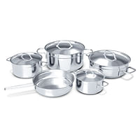 Impex KSC 9 pcs Stainless Steel Cookware Set with Induction Base