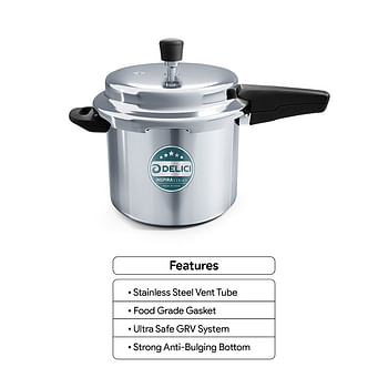 DELICI SPC5E 5 litre SS Pressure Cooker