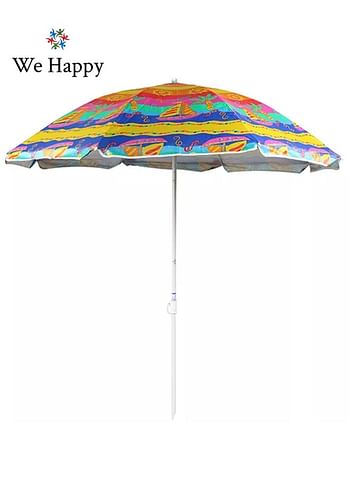 Portable Outdoor Beach Umbrella Multi Color | Suitable for Garden, Patio, Picnics and Camping Comes in Assorted Colors