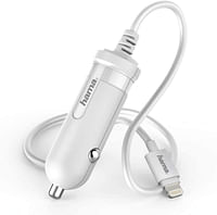 Hama Easy Car Charger with Lightning Connection for Smartphones and Tablets