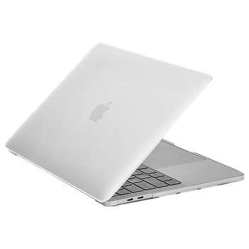 Case-mate Snap-On Apple Macbook Pro 13" 2020 Case - Transparent Hardshell cover Impact & Scratch Protection, See-Through Apple Logo w/ Keyboard Cover (US & UK Layout) - Clear