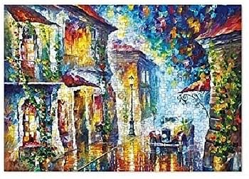 1000-PIECE EVENING STREET JIGSAW PUZZLE