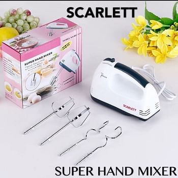 SCARLETT Super Hand Mixer Electric Egg Beater and Mixer
