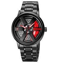 SKMEI 1787 Wheels Rolling Creative Fashion Men's Watch Che Youhui League Fans Butterfly Double Snap Watch RED