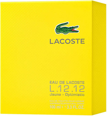 Lacoste Eau De Lacoste L.12.12 Yellow Perfume For Men Eau de Toilette, 100ml