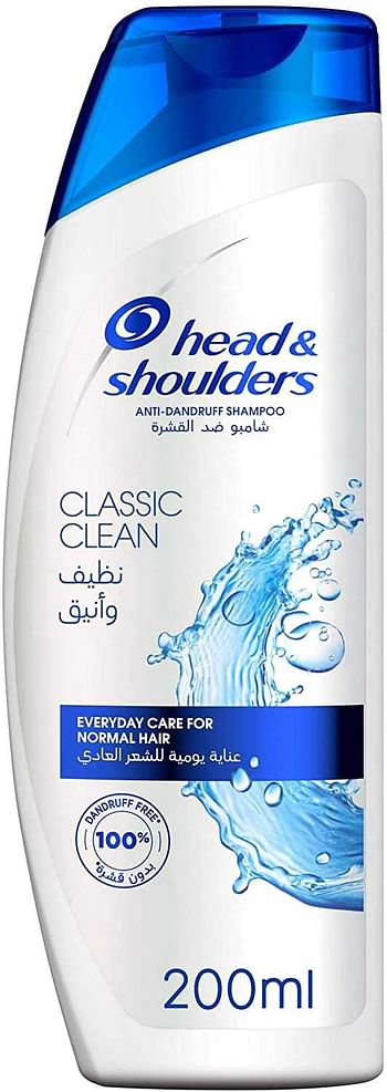 Head & Shoulders Classic Clean Anti-Dandruff Shampoo, 190ml